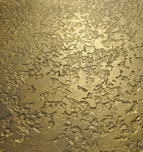 Crater texture wall paint with volcanic-inspired pitted surface for futuristic decorative interiors in the UAE